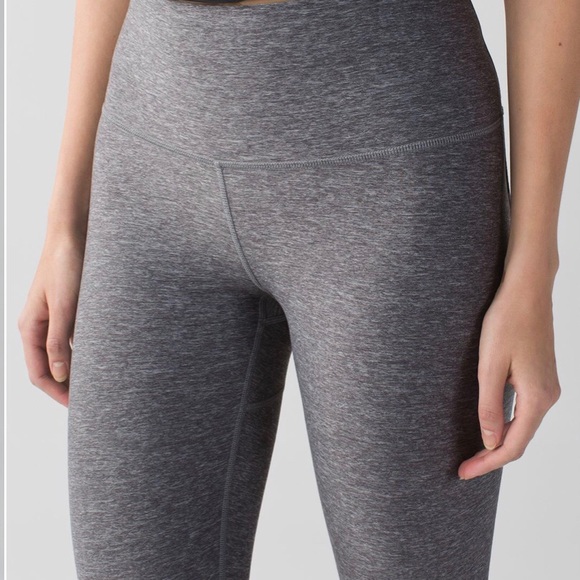 Lululemon True Self Crop in Heathered Slate - Picture 1 of 14
